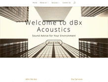 Tablet Screenshot of dbxacoustics.com
